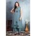 Picture of Rayon & Silk Light Slate Grey Kurtis And Tunic