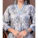 Picture of Good Looking Rayon & Silk Silver Kurtis And Tunic