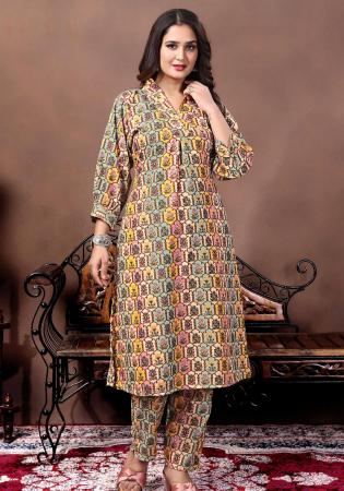 Picture of Elegant Rayon & Silk Dim Gray Kurtis And Tunic