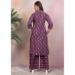 Picture of Classy Rayon & Silk Purple Kurtis And Tunic