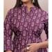 Picture of Classy Rayon & Silk Purple Kurtis And Tunic