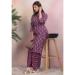 Picture of Classy Rayon & Silk Purple Kurtis And Tunic