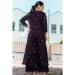 Picture of Rayon & Silk Dark Slate Grey Kurtis And Tunic