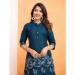 Picture of Rayon & Silk Midnight Blue Kurtis And Tunic