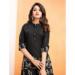 Picture of Nice Rayon & Silk Black Kurtis And Tunic