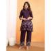 Picture of Sightly Rayon & Silk Dark Magenta Kurtis And Tunic