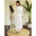 Picture of Pretty Chiffon White Kurtas