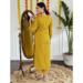 Picture of Bewitching Chiffon Dark Golden Rod Kurtas