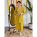 Picture of Bewitching Chiffon Dark Golden Rod Kurtas