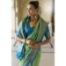 Picture of Marvelous Silk Forest Green Saree