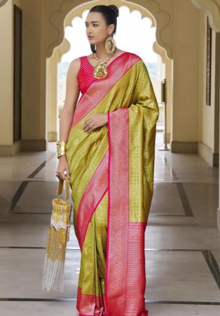 Picture of Beauteous Silk Pale Green Saree