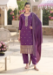 Picture of Shapely Silk Brown Readymade Salwar Kameez