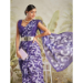 Picture of Good Looking Satin & Silk Light Slate Grey Saree