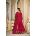 Picture of Wonderful Georgette Maroon Anarkali Salwar Kameez