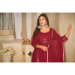 Picture of Wonderful Georgette Maroon Anarkali Salwar Kameez