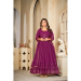 Picture of Exquisite Georgette Brown Anarkali Salwar Kameez