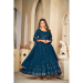 Picture of Fascinating Georgette Navy Blue Anarkali Salwar Kameez