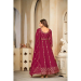 Picture of Graceful Georgette Fire Brick Anarkali Salwar Kameez