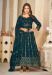 Picture of Georgette Midnight Blue Anarkali Salwar Kameez