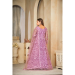 Picture of Taking Net Plum Anarkali Salwar Kameez