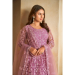 Picture of Taking Net Plum Anarkali Salwar Kameez