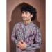 Picture of Excellent Chiffon & Silk Rosy Brown Kurtas