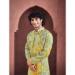 Picture of Charming Chiffon & Silk Dark Sea Green Kurtas