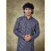 Picture of Classy Chiffon Navy Blue Kurtas