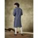 Picture of Classy Chiffon Navy Blue Kurtas