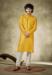 Picture of Delightful Chiffon Golden Rod Kurtas