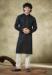 Picture of Resplendent Chiffon Black Kurtas