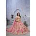 Picture of Shapely Silk & Organza Beige Lehenga Choli