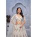 Picture of Silk & Organza Light Slate Grey Lehenga Choli