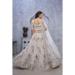 Picture of Silk & Organza Light Slate Grey Lehenga Choli