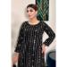 Picture of Comely Georgette Black Readymade Salwar Kameez