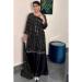 Picture of Comely Georgette Black Readymade Salwar Kameez