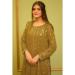 Picture of Magnificent Georgette Sea Green Readymade Salwar Kameez