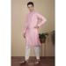 Picture of Statuesque Silk Pink Kurtas