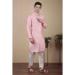 Picture of Statuesque Silk Pink Kurtas