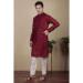 Picture of Ideal Silk Maroon Kurtas