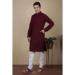 Picture of Gorgeous Cotton & Silk Maroon Kurtas