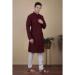 Picture of Gorgeous Cotton & Silk Maroon Kurtas