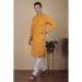 Picture of Gorgeous Cotton & Silk Golden Rod Kurtas