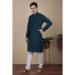 Picture of Amazing Cotton & Silk Navy Blue Kurtas