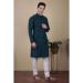 Picture of Amazing Cotton & Silk Navy Blue Kurtas