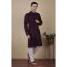 Picture of Magnificent Cotton & Silk Dark Olive Green Kurtas