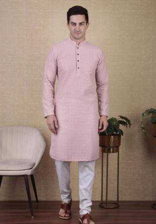 Picture of Beauteous Cotton & Silk Rosy Brown Kurtas