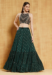 Picture of Comely Georgette Sea Green Lehenga Choli