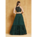 Picture of Comely Georgette Sea Green Lehenga Choli