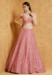 Picture of Exquisite Georgette Pale Violet Red Lehenga Choli